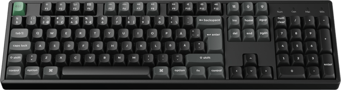 Keychron K10 Ultra Black Apex Red