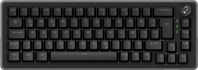Ducky OK-HE-65 - Black 65% Haimu HE Switch