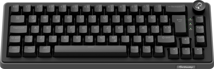 Ducky OK-HE-65 - Black 65% Haimu HE Switch
