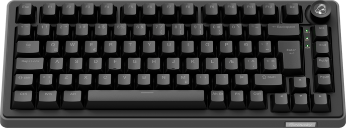 Ducky OK-HE-75 - Black 75% - Haimu HE Switch