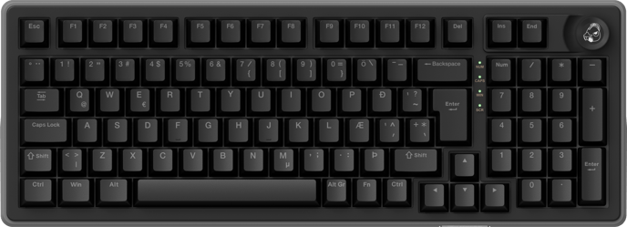 Ducky OK-HE-98 - Black 98% - Haimu HE Switch