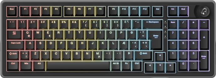 Ducky OK-HE-98 - Black 98% - Haimu HE Switch