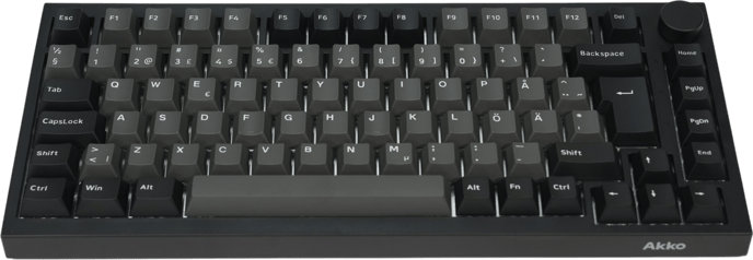 Akko 5075 V5 Black & Silver Penguin Silent Linear