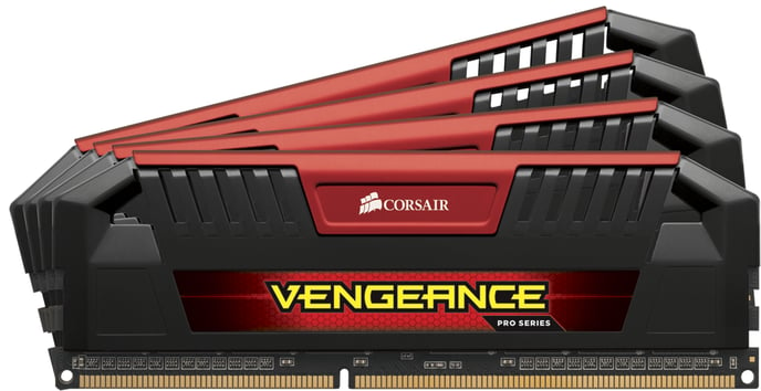 Corsair 16GB (2x8GB) DDR3 CL9 1600MHz VENGEANCE PRO RÖD