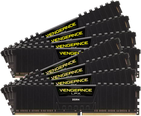 Corsair 128GB (8x16GB) DDR4 2400Mhz CL15 Vengeance LPX