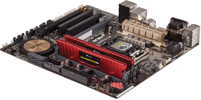 Corsair 16GB (2x8GB) DDR3L CL9 1600MHz Vengeance LP Röd