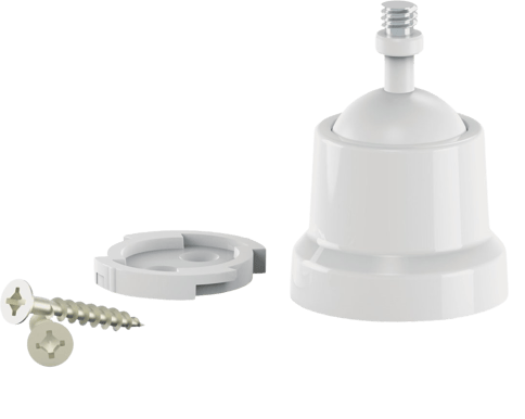 Arlo Fäste, Utomhus, Vit (2-pack)