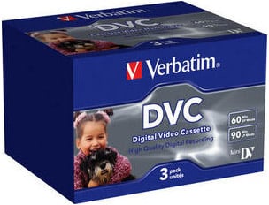 MiniDV Verbatim 60min 3-pack