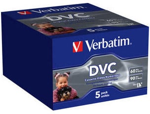 MiniDV Verbatim 60min 5-pack
