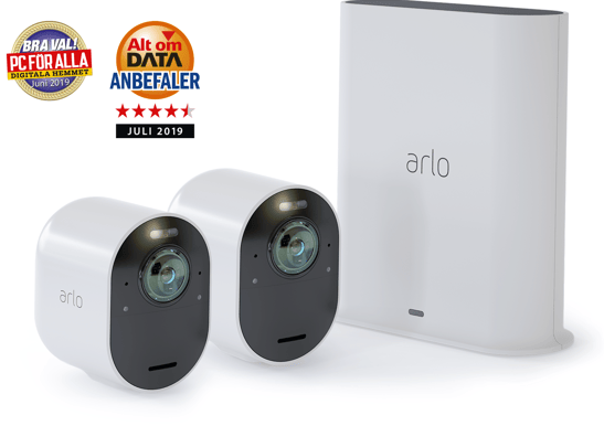Arlo Ultra 4K UHD Startpaket (2 kameror)