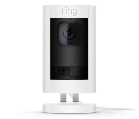 Ring Stick Up Cam Trådad Vit