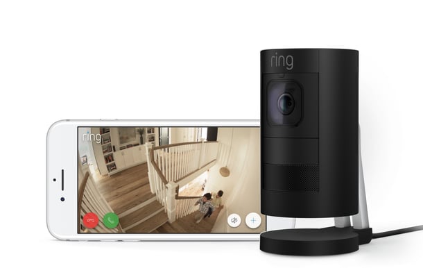 Ring Stick Up Cam Trådad Svart