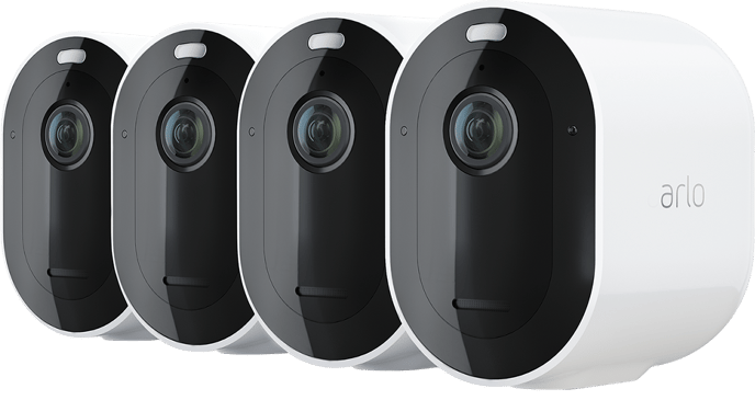 Arlo Pro 3 Startpaket (4 kameror) vit