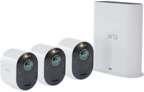 Arlo Ultra 2 Startpaket (3 kameror) Vit