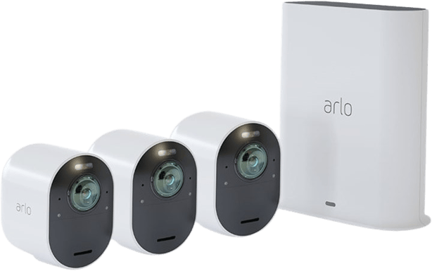 Arlo Ultra 2 Startpaket (3 kameror) Vit