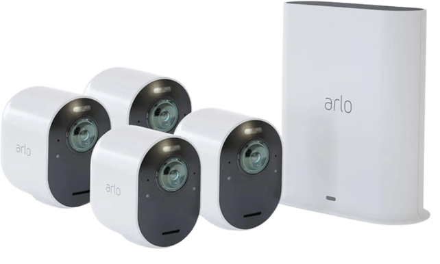 Arlo Ultra 2 Startpaket (4 kameror) Vit