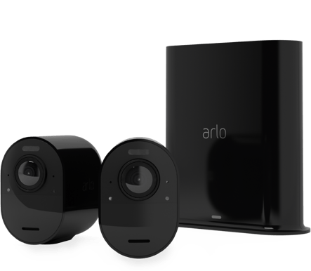 Arlo Ultra 2 Startpaket (2 kameror) Svart