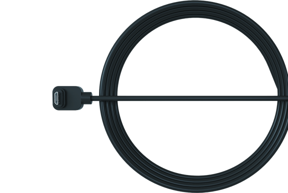 Arlo Essential Outdoor micro USB Charging Cable Svart