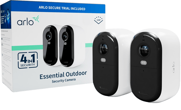Arlo Essential 2 Full HD Utomhuskamera 2-pack