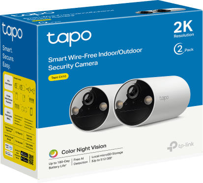 TP-Link Tapo C410 Övervakningskamera 2-pack