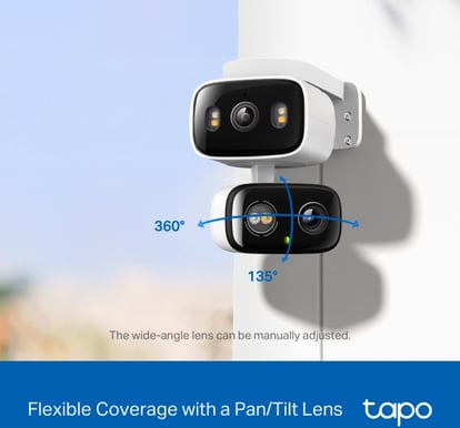 TP-Link Tapo C246D Övervakningskamera Dual Lens Pan/Tilt