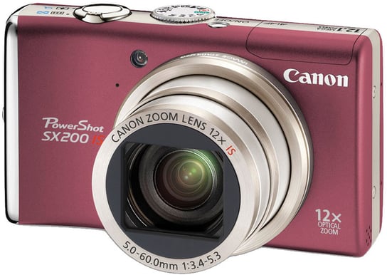 Canon PowerShot SX200 IS Röd
