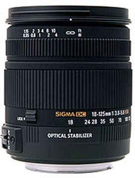 Sigma Objektiv 18-125mm f/3.8-5.6 DC OS IF HSM