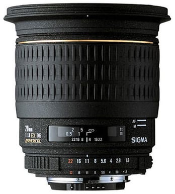 Sigma Objektiv 20mm f/1.8 EX DG ASP RF