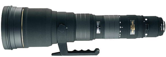 Sigma Objektiv 300-800mm f/5.6 EX DG