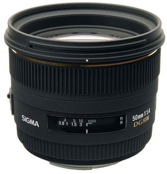Sigma Objektiv 50mm f/1.4 EX DG ASP HSM