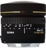Sigma Objektiv 8mm f/3.5 EX DG FISHEYE