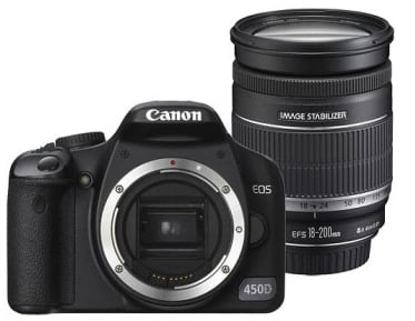 Canon EOS 450D Kit EF-S 18-200 IS