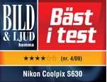 Nikon Coolpix S630 Röd