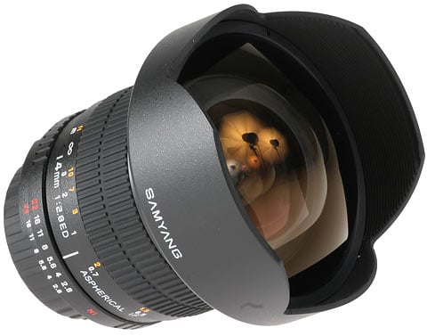 Samyang Objektiv 14mm f2.8 IF ED UMC Aspherical till Canon
