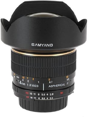 Samyang Objektiv AE 14mm f/2.8 IF ED UMC Aspherical till Nikon