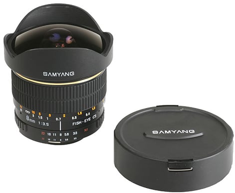 Samyang Objektiv 8mm f/3,5 IF MC Fisheye till Nikon