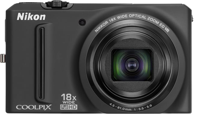 Nikon Coolpix S9100 Svart