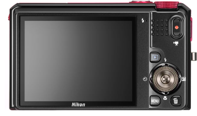 Nikon Coolpix S9100 Röd
