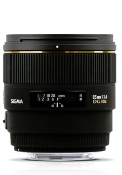 Sigma Objektiv 85mm f/1,4 DG, EX HSM, ASP, RF