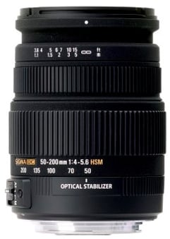 Sigma Objektiv 50-200mm f/4-5,6 DC OS, HSM