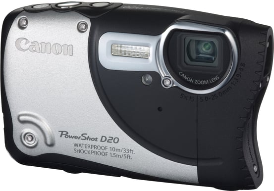 Canon PowerShot D20 GPS Silver