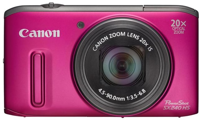Canon PowerShot SX240 HS Fuchsia Rosa
