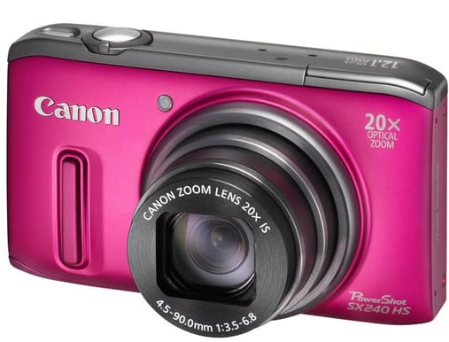 Canon PowerShot SX240 HS Fuchsia Rosa