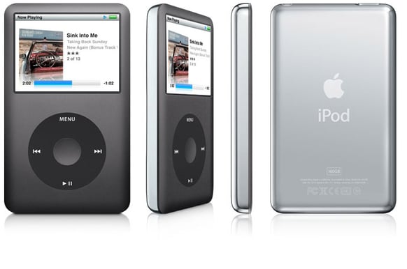 iPod Classic 160GB Silver (Current Model) 160GB Memory MP3 Music Player :  Amazon.se: Electronics