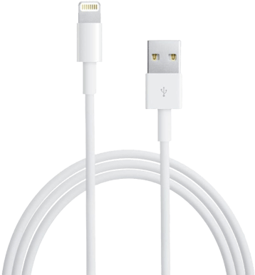 Apple Lightning till USB-kabel Vit 0,5 m