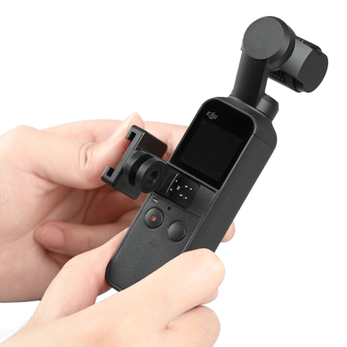 DJI Osmo Pocket Data Port to Cold Shoe Universal Mount