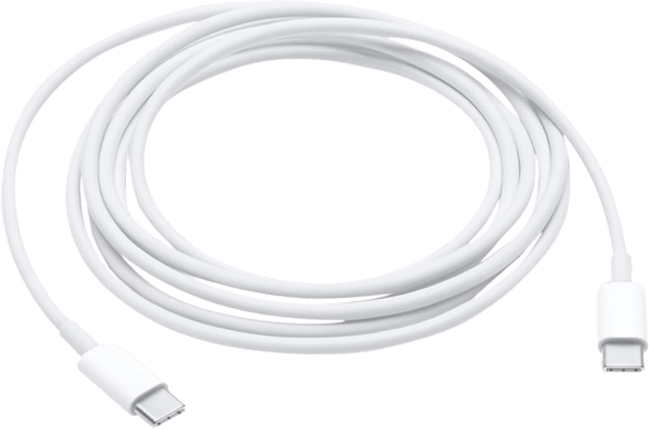 Apple USB-C laddningskabel Vit 1 m