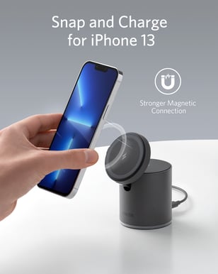 Anker PowerWave Mag-Go 2-in-1 Svart