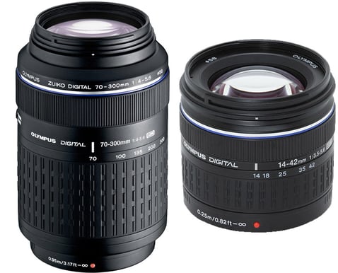 Olympus E-520 Tele Dubbelzoomkit