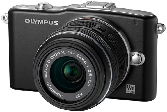 Olympus E-PM1 Svart KIT 14-42mm
